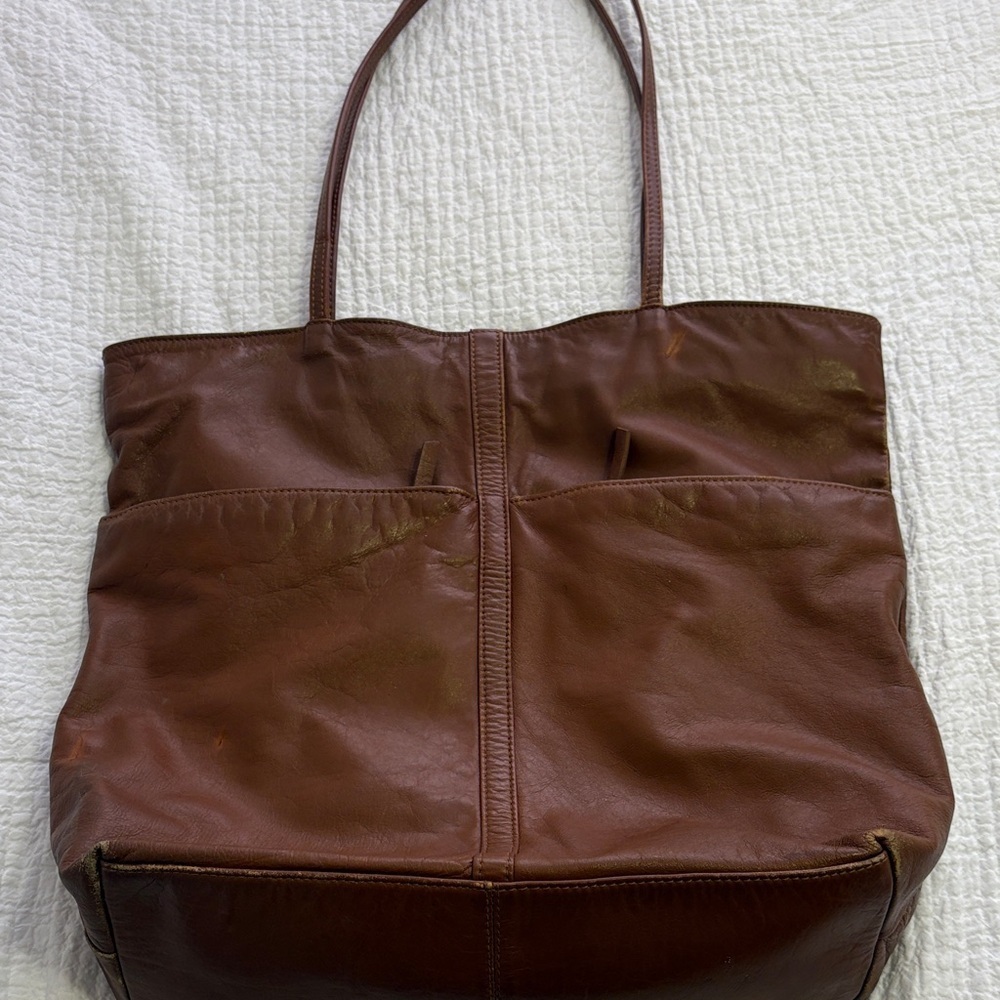 Latico Floral Patterned Interior Leather Bag.